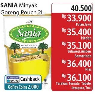 Promo Harga Sania Minyak Goreng 2000 ml - Alfamidi