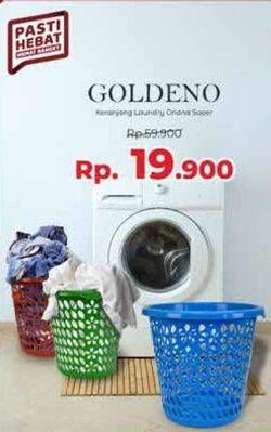 Promo Harga Goldeno Keranjang Laundry Oriana Super  - Yogya