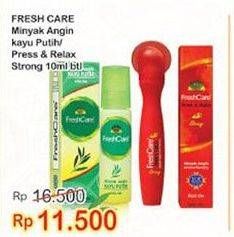 Promo Harga Fresh Care Minyak Angin + Kayu Putih / Minyak Angin Press & Relax Strong  - Indomaret