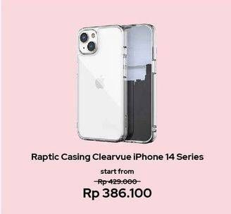 Promo Harga Raptic Casing Clearvue Iphone 14 Series  - Erafone