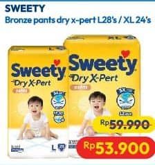 Promo Harga Sweety Bronze Pants Dry X-Pert L28, XL24 24 pcs - Hypermart