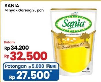 Promo Harga Sania Minyak Goreng 2000 ml - Indomaret