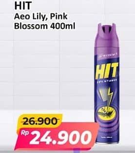 Promo Harga HIT Aerosol Lilly Blossom, Pink Blossom 450 ml - Alfamart