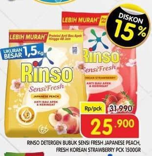 Rinso Sensi Fresh Anti Bau Apek Dan Keringat