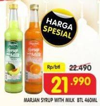 Promo Harga Marjan Syrup with Milk 460 ml - Superindo