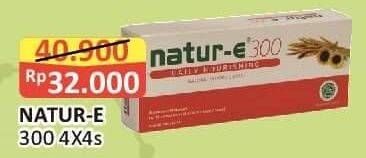 Promo Harga Natur-e Daily Nourishing 300IU 16 pcs - Alfamart