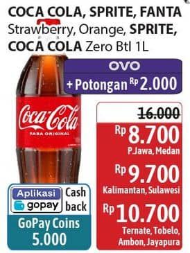 Promo Harga Coca Cola/Sprite/Fanta Minuman Soda/Sprite/Coca Cola Zero   - Alfamidi