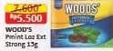 Promo Harga Woods Peppermint Lozenges Lozenges Extra Strong per 2 pouch 15 gr - Alfamart