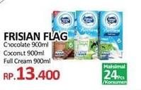 Promo Harga FRISIAN FLAG Susu UHT Purefarm Swiss Chocolate, Full Cream, Coconut Delight 900 ml - Yogya