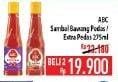 Promo Harga ABC Sambal Bawang Pedas, Extra Pedas per 2 botol 275 ml - Hypermart