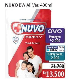 Promo Harga Nuvo Body Wash All Variants 400 ml - Alfamidi