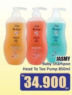 Promo Harga JASMY Baby Shampoo Head to Toe 850 ml - Hari Hari