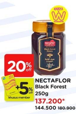 Promo Harga Nectaflor Honey Black Forest 250 gr - Watsons