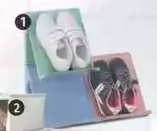 Promo Harga OLYMPLAST Rak Sepatu per 4 pcs - LotteMart
