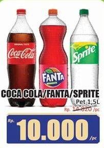COCA COLA / FANTA / SPRITE Pet 1,5L