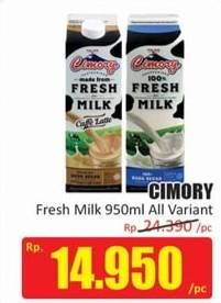 Promo Harga CIMORY Fresh Milk All Variants 950 ml - Hari Hari