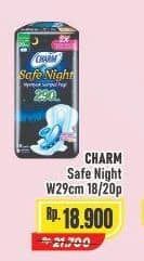 Promo Harga Charm Safe Night Wing 29cm 18 pcs - Alfamart