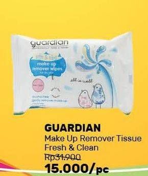 Promo Harga GUARDIAN Makeup Remover Wipes  - Guardian
