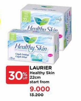 Promo Harga Laurier Healthy Skin Day NonWing 22cm, Day Wing 22cm 9 pcs - Watsons
