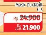 Promo Harga SENSI Mask Duckbill 6 pcs - Lotte Grosir