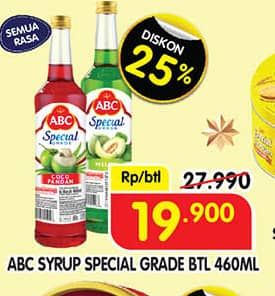 Promo Harga ABC Syrup Special Grade All Variants 485 ml - Superindo