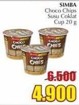 Promo Harga SIMBA Cereal Choco Chips SUsu Coklat 20 gr - Giant