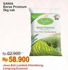 Promo Harga Sania Beras Premium 5 kg - Indomaret