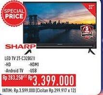 Promo Harga Sharp 2T-C32BG1 | LED TV 32 inch  - Hypermart