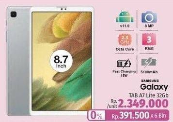 Promo Harga Samsung Galaxy Tab A7 Lite  - LotteMart