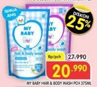 Promo Harga My Baby Hair & Body Wash All Variants 400 ml - Superindo