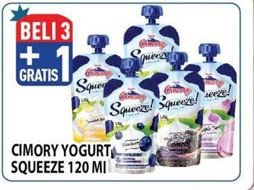 Promo Harga Cimory Squeeze Yogurt 120 ml - Hypermart