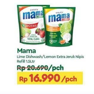 Promo Harga Mama Lime/Lemon 1500ml  - TIP TOP