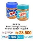 Promo Harga Skippy Peanut Butter Creamy, Chunky 170 gr - Indomaret