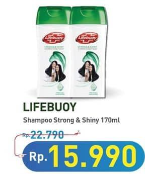 Promo Harga Lifebuoy Shampoo Strong Shiny 170 ml - Hypermart