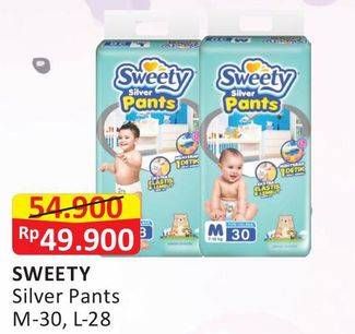 Promo Harga Sweety Silver Pants M30, L28  - Alfamart