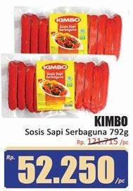 Promo Harga Kimbo Sosis Sapi Serbaguna 792 gr - Hari Hari