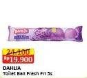 Promo Harga DAHLIA Toilet Color Ball Fresh Fruity 5 pcs - Alfamart