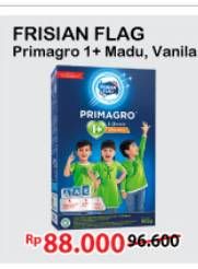 Promo Harga FRISIAN FLAG Primagro 1+ Vanilla, Madu 800 gr - Alfamart