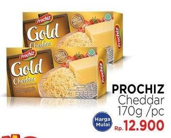 Promo Harga PROCHIZ Gold Cheddar 170 gr - LotteMart