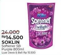 Promo Harga SO KLIN Softener Twilight Sensation Purple 800 ml - Alfamart