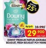 Promo Harga DOWNY Premium Parfum Adorable Bouquet, Fresh Bouquet 900 ml - Superindo