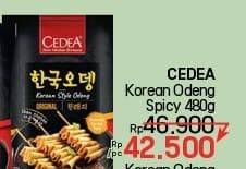Promo Harga Cedea Korean Style Odeng 480 gr - LotteMart