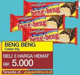 Promo Harga BENG-BENG Wafer per 3 pcs 20 gr - Yogya