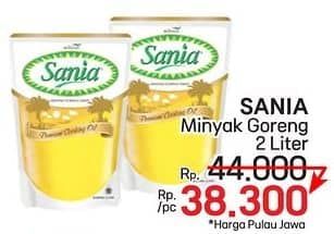 Promo Harga Sania Minyak Goreng 2000 ml - LotteMart