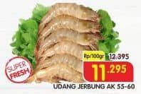 Promo Harga Udang Jerbung AK 55-60 per 100 gr - Superindo