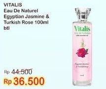 Promo Harga VITALIS Eau De Naturel Egyptian Jasmine 100 ml - Indomaret