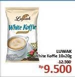 Promo Harga Luwak White Koffie per 10 sachet 20 gr - Alfamidi