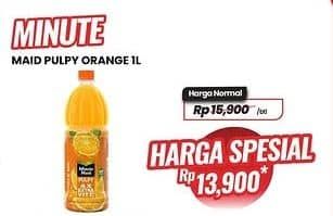 Promo Harga Minute Maid Juice Pulpy Orange 1000 ml - Carrefour