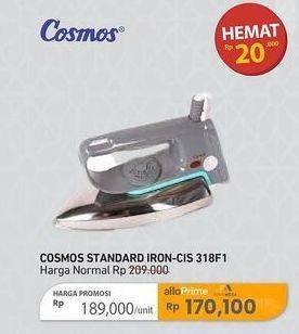Promo Harga Cosmos CIS 318F Setrika  - Carrefour