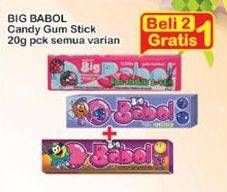Promo Harga BIG BABOL Candy Gum All Variants per 5 pcs 20 gr - Indomaret